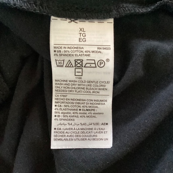 Old Navy Black High-Neck Halter Strap Side-Slit Midi Dress Sz XL Cotton Modal - Picture 9 of 13